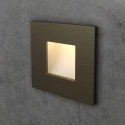 Бронзовый квадратный LED светильник для лестницы